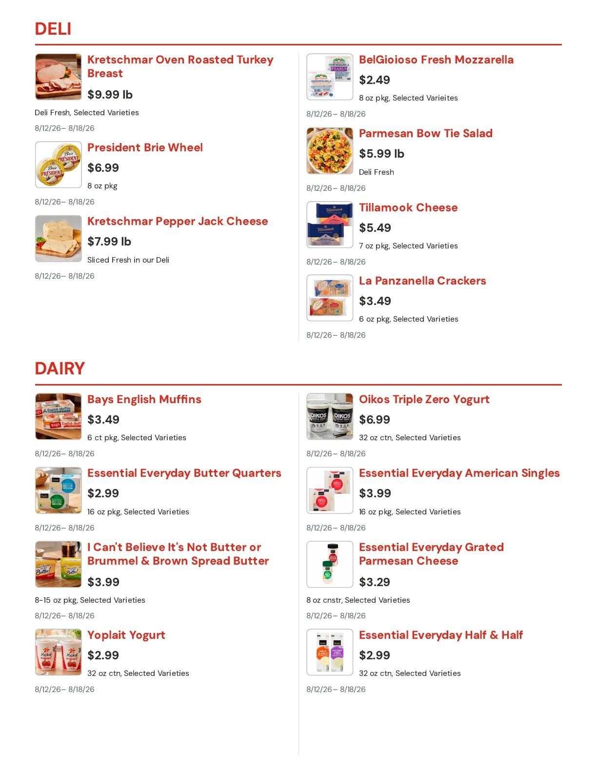 Service Food Market Fergus Falls Weekly Ad August 12 - 18, 2026