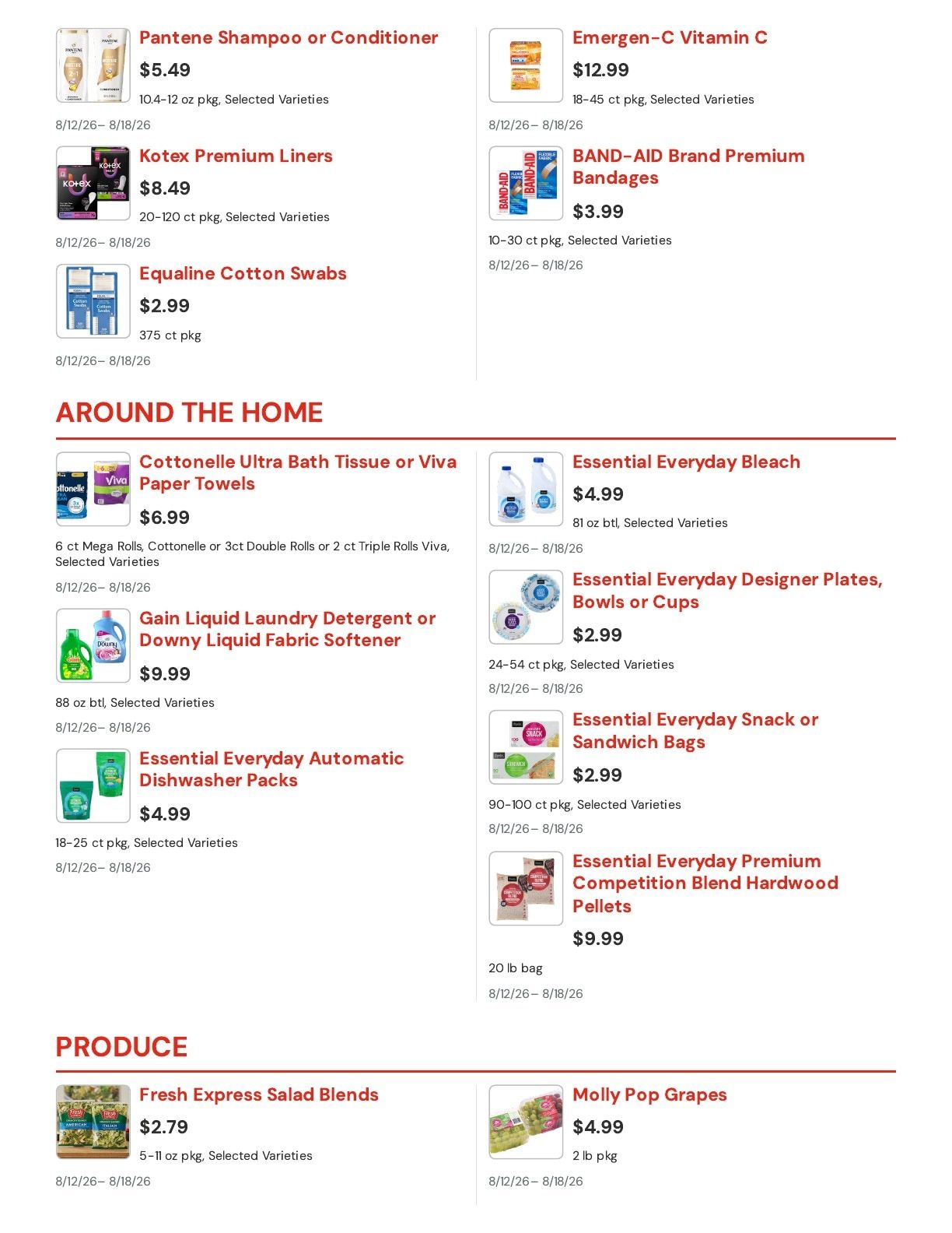 Service Food Market Fergus Falls Weekly Ad August 12 - 18, 2026