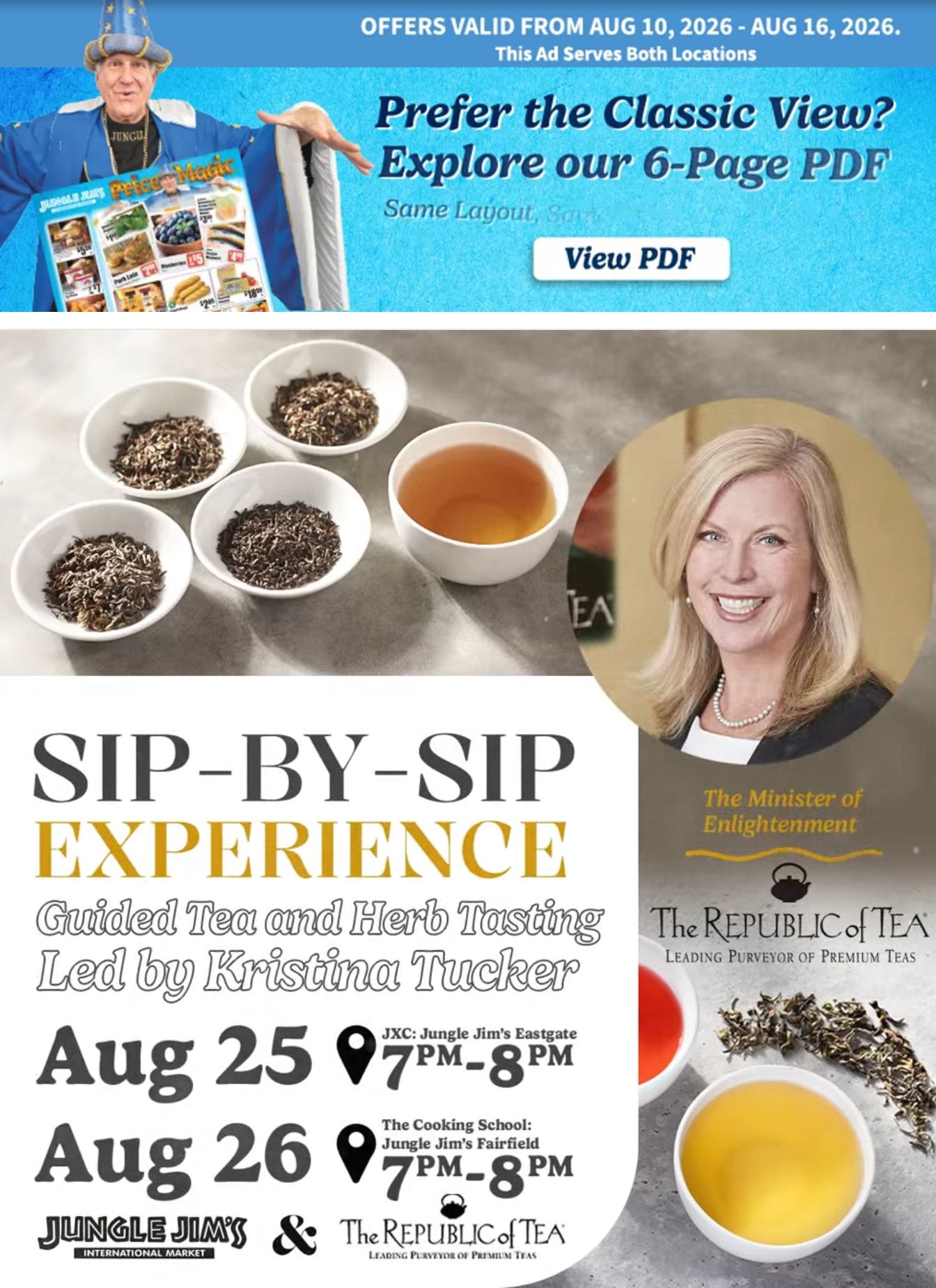 Jungle Jim's International Market (Cincinnati, OH) Weekly Ad August 10 - 16, 2026