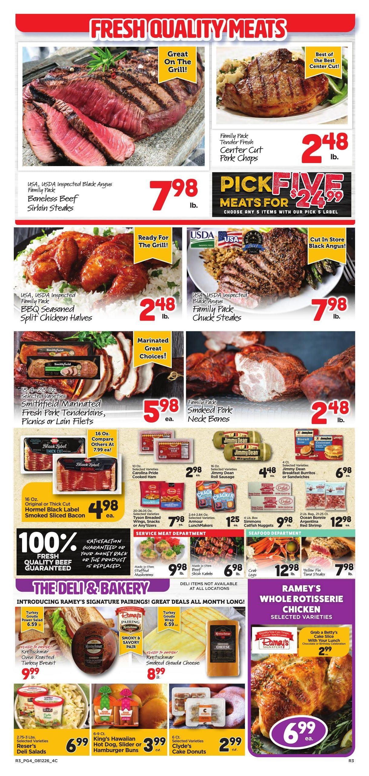 Ramey's Weekly Ad August 12 - 18, 2026