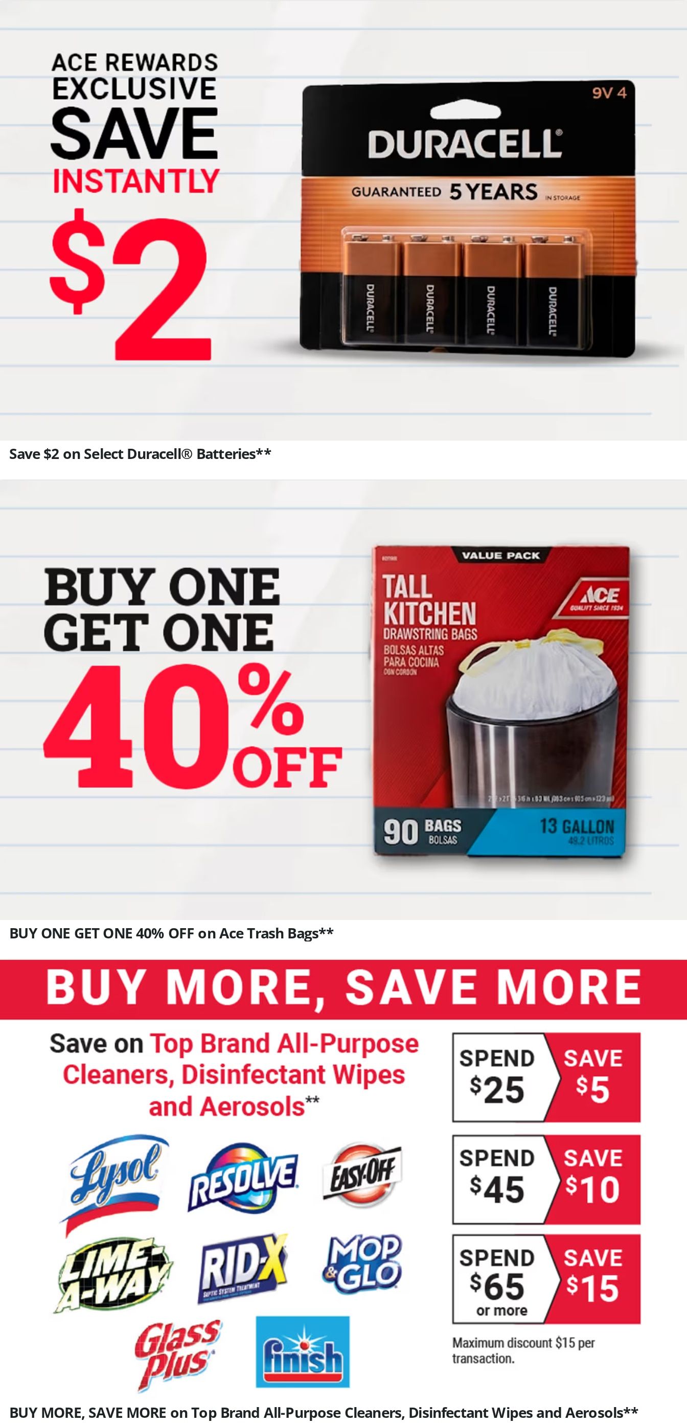 Jordan Ace Hardware Weekly Ad August 9 - 15, 2026