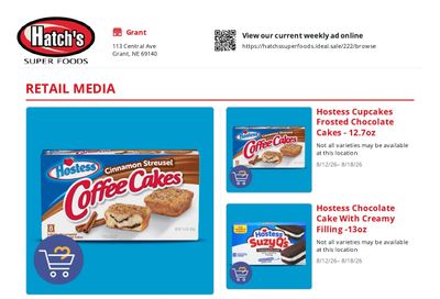 Hatch's Super Foods Weekly Ad August 12 - 18, 2026