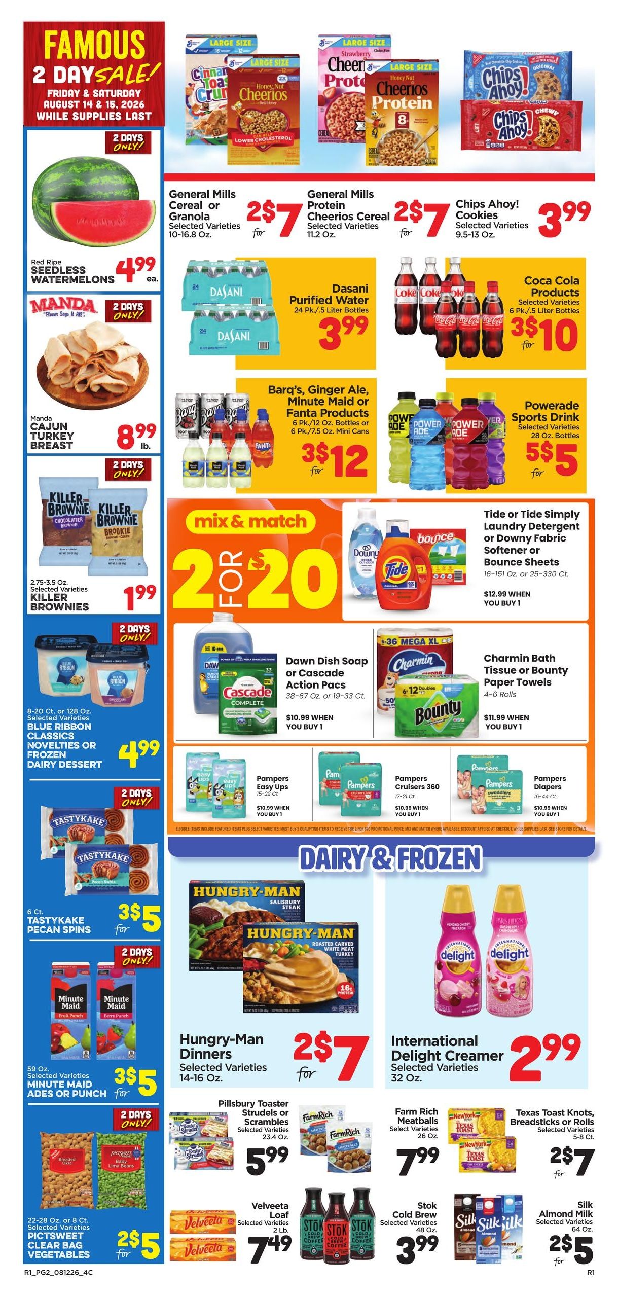Ramey's (Seminary–Collins Area, MS) Weekly Ad August 12 - 18, 2026