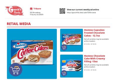 Gooch's Foods Weekly Ad August 12 - 18, 2026