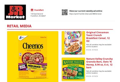 J&R Shurfine Foods Weekly Ad August 5 - 18, 2026