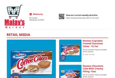 Malay's Market Weekly Ad August 12 - 18, 2026