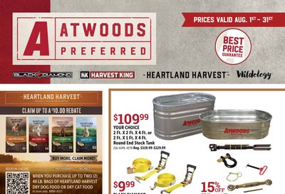 Atwoods Bargain Barn Weekly Ad August 1 - 31, 2026