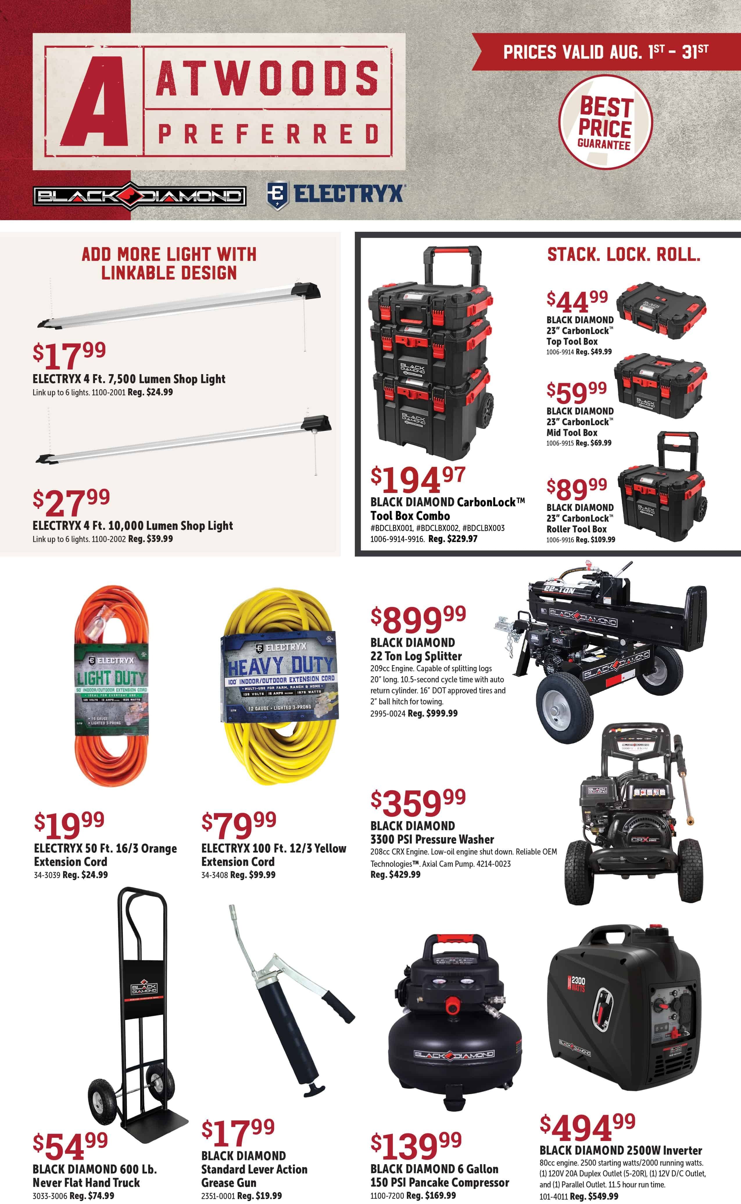 Atwoods Bargain Barn Weekly Ad August 1 - 31, 2026