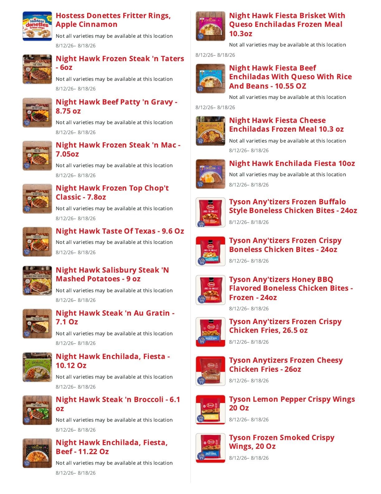 Farmer's Market Oklahoma (Lone Grove, OK) Weekly Ad August 12 - 18, 2026