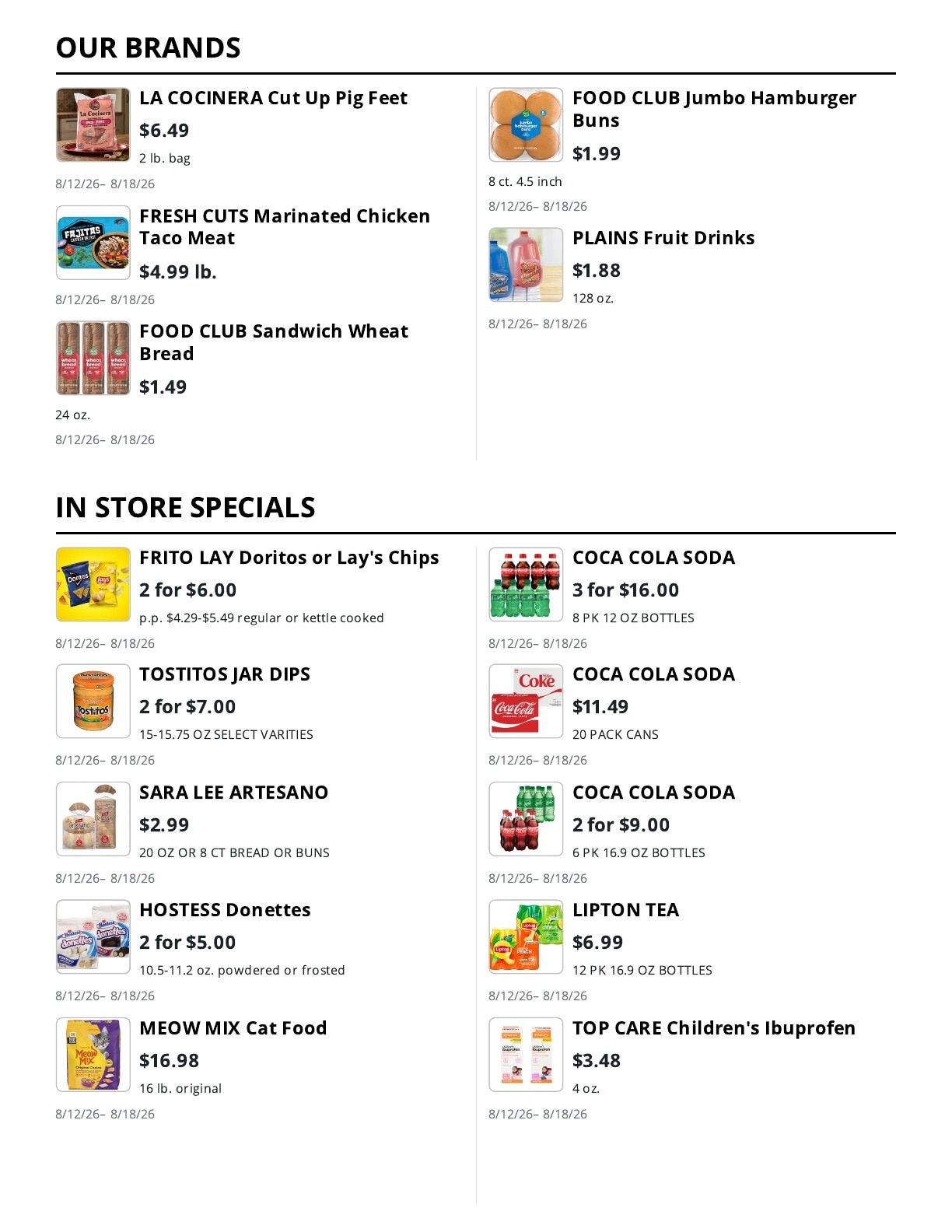 Moore's Venture Foods (Alva, OK) Weekly Ad August 12 - 18, 2026