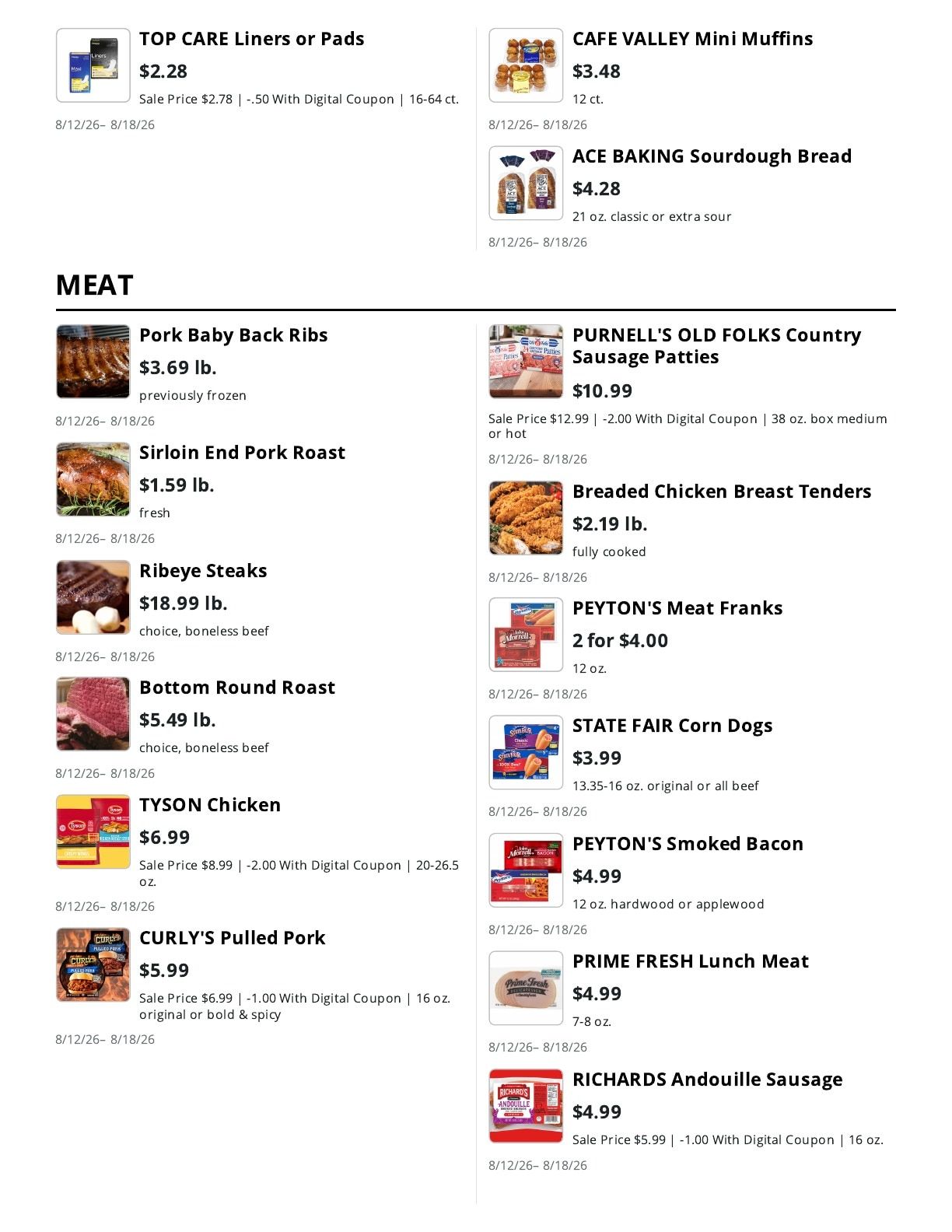 Moore's Venture Foods (Alva, OK) Weekly Ad August 12 - 18, 2026