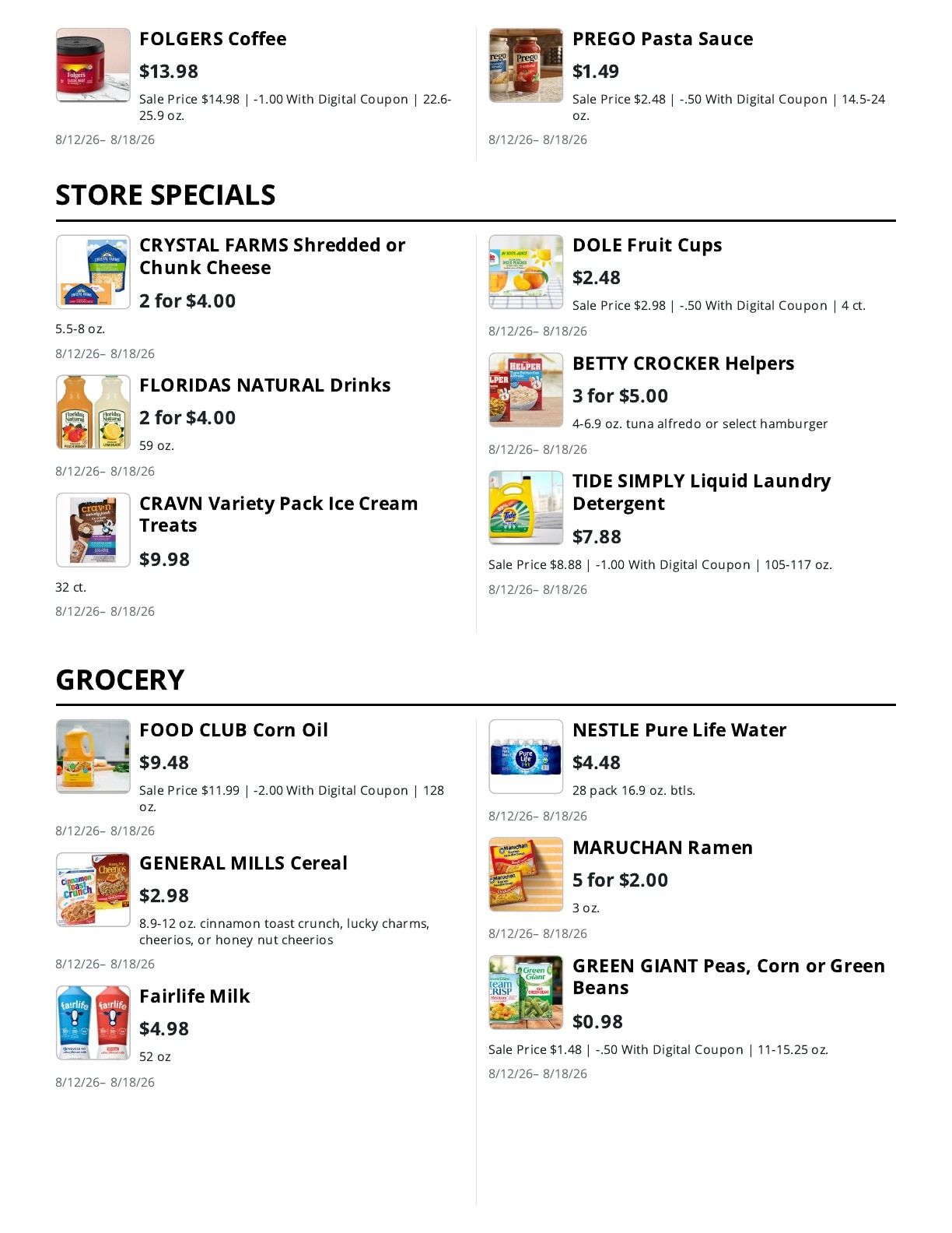 Moore's Venture Foods (Tonkawa, OK) Weekly Ad August 12 - 18, 2026