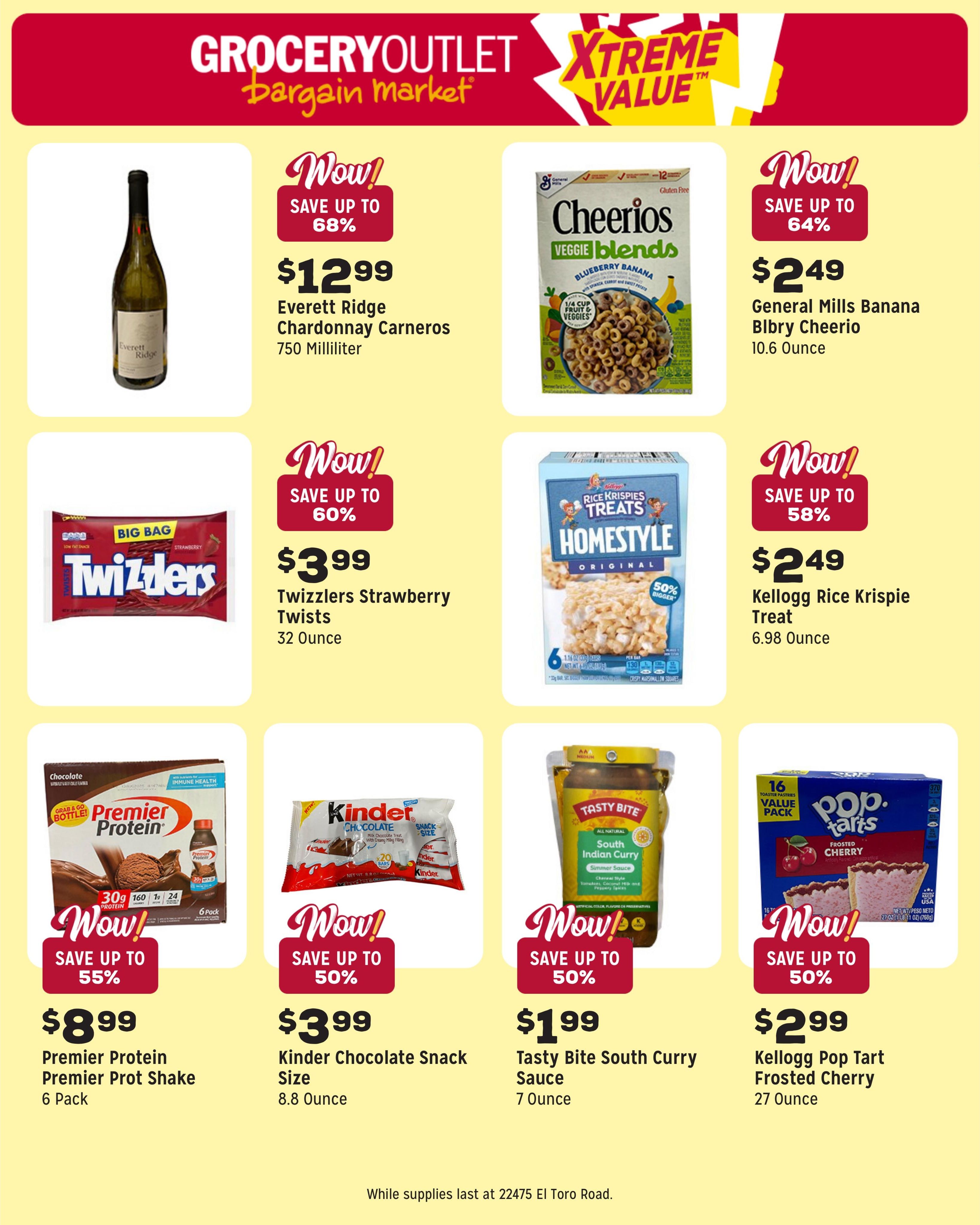 Grocery Outlet (Trabuco Canyon Area, CA) Weekly Ad August 12 - 18, 2026