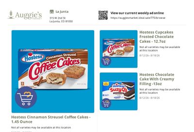 Auggie's Market Weekly Ad August 12 - 18, 2026