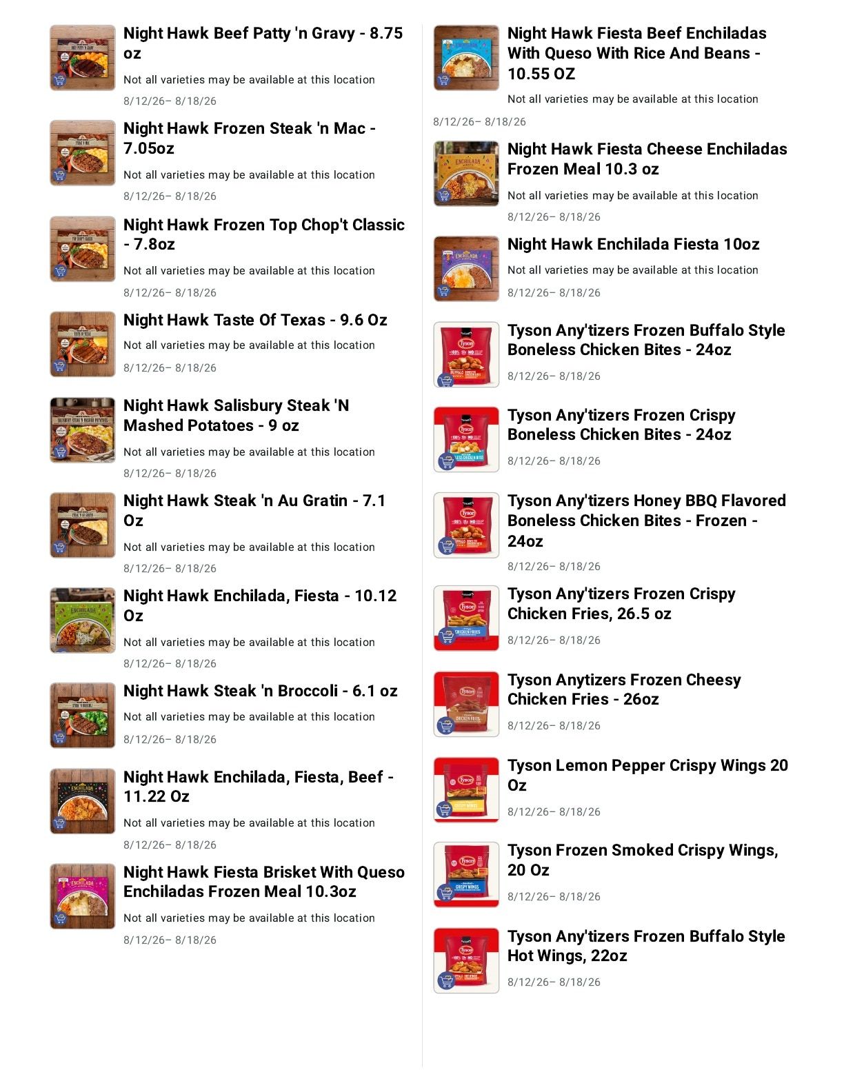 First Choice Market Weekly Ad August 12 - 18, 2026