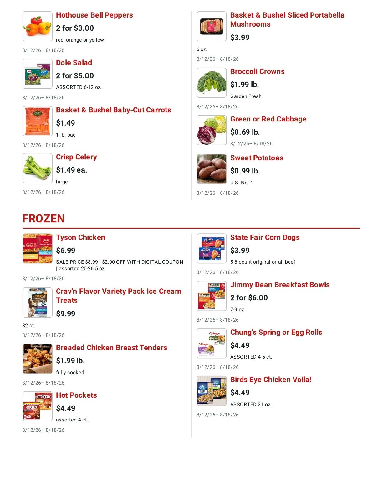 LaGree's Food Stores (Colorado) Weekly Ad August 12 - 18, 2026