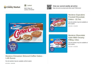 Prowers County Market Weekly Ad August 12 - 18, 2026