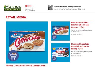 Halona Plaza Weekly Ad August 12 - 18, 2026