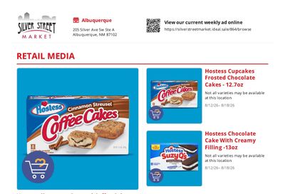 Silver Street Market Weekly Ad August 12 - 18, 2026