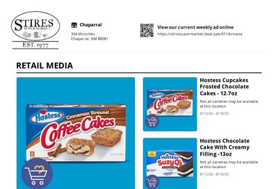 Stires Supermarket Weekly Ad August 12 - 18, 2026