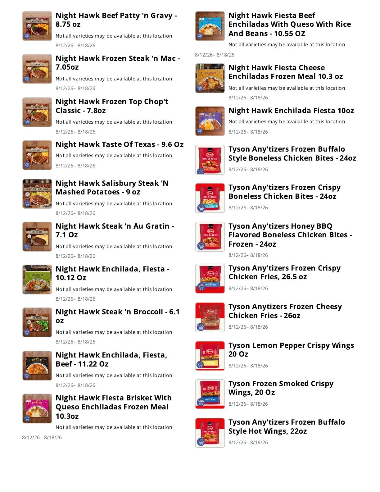 Stires Supermarket Weekly Ad August 12 - 18, 2026