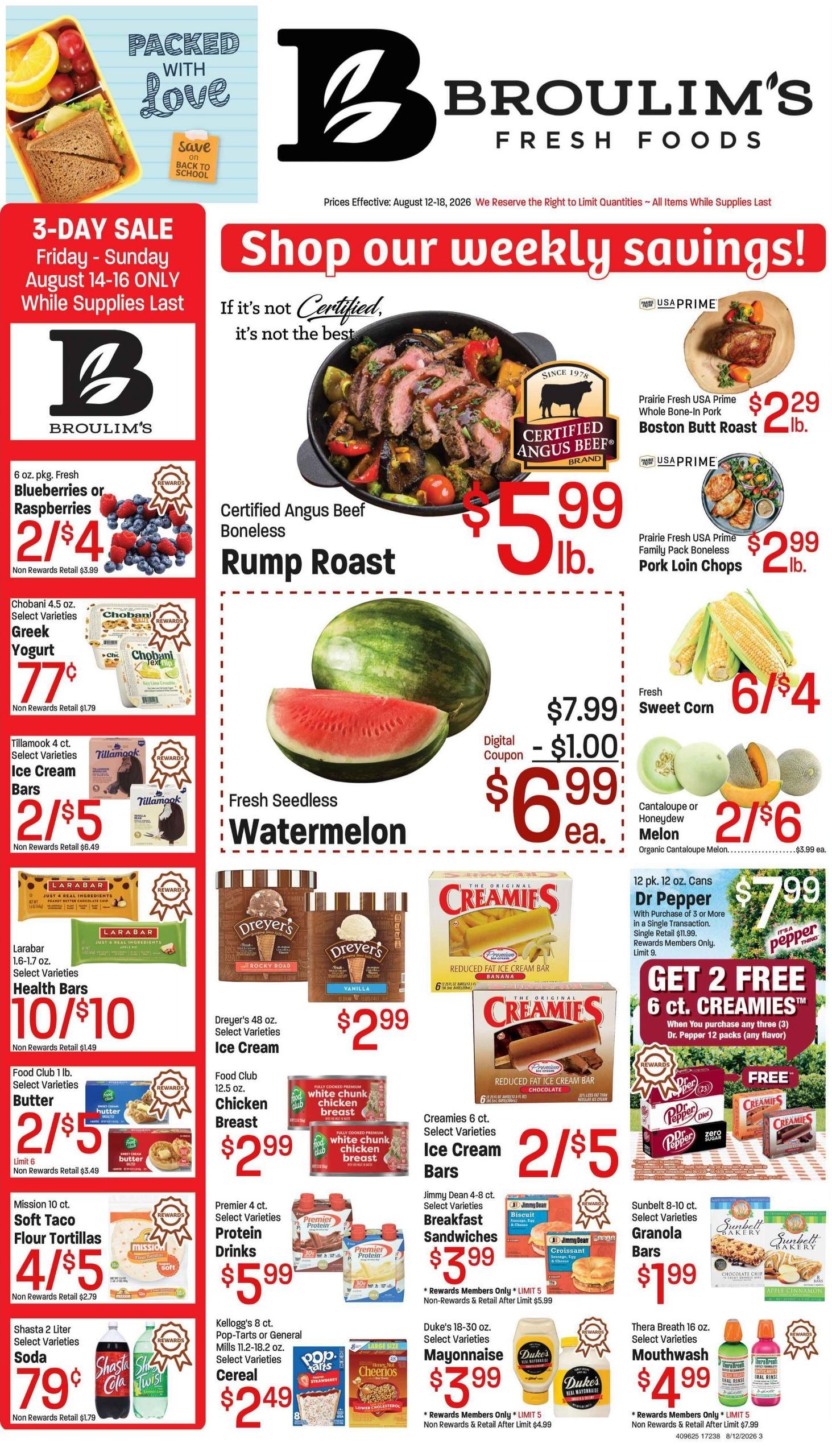 Broulim's (Afton Area, WY) Weekly Ad August 12 - 18, 2026