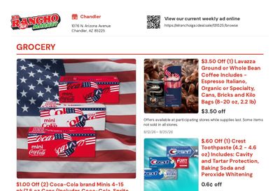 El Rancho IGA Weekly Ad August 12 - 25, 2026