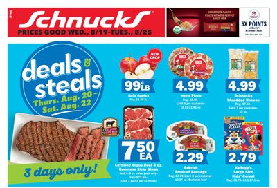 Schnucks (Fairbury Area, IL) Weekly Print Weekly Ad August 19 - 25, 2026