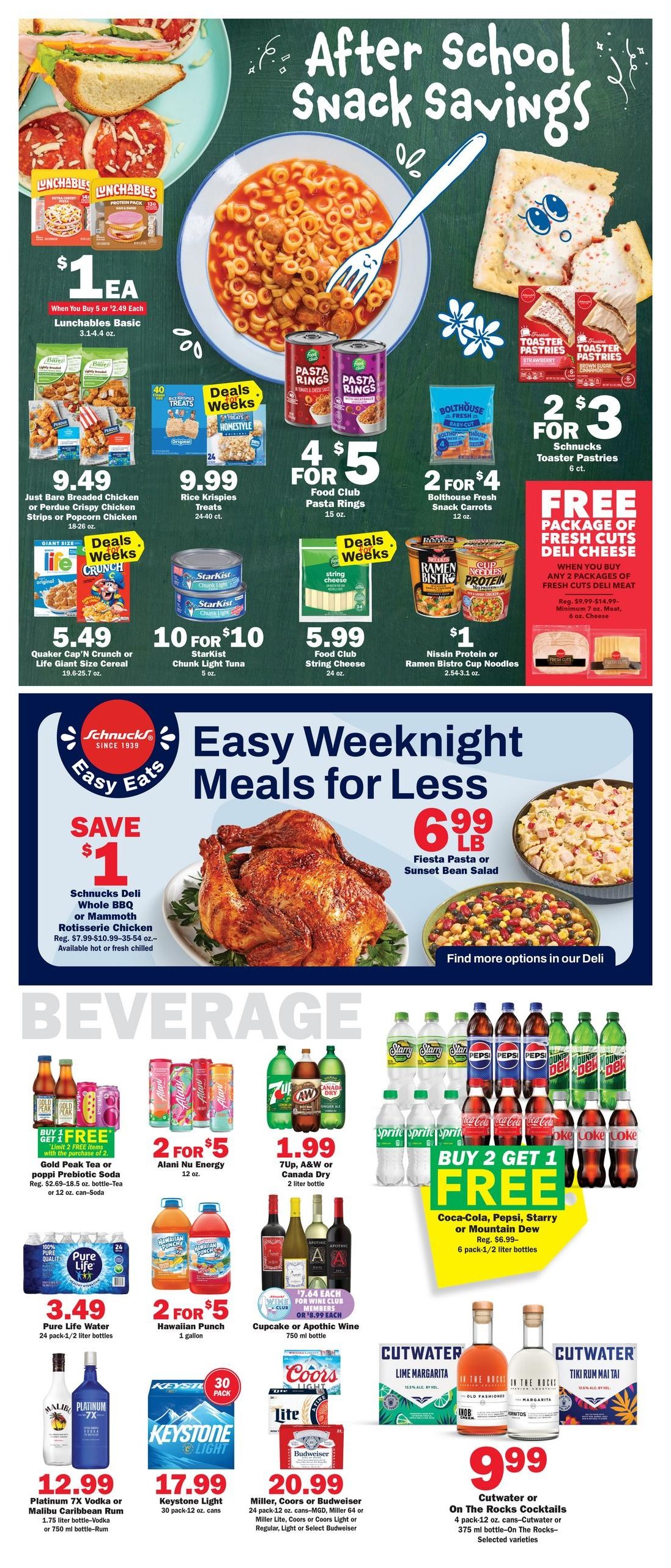 Schnucks (Fairbury Area, IL) Weekly Print Weekly Ad August 19 - 25, 2026