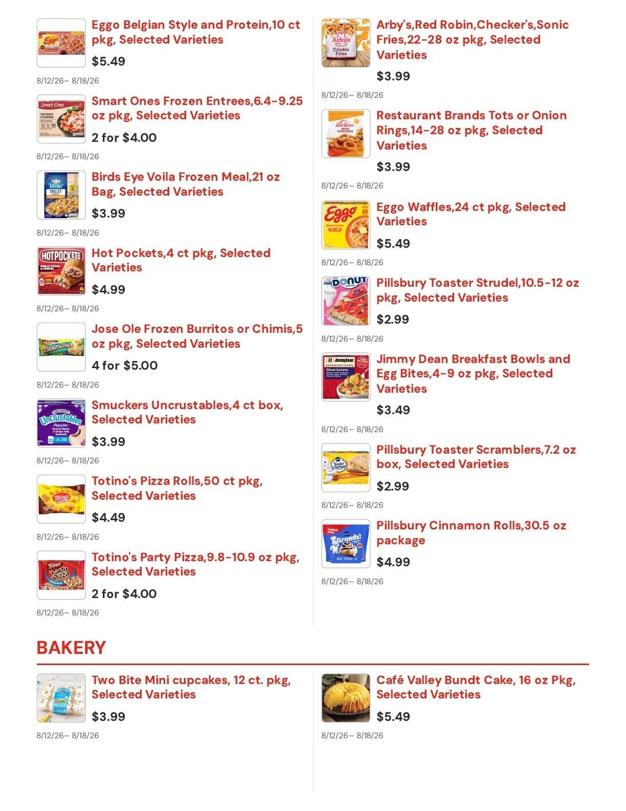 Archie's IGA Weekly Ad August 12 - 18, 2026