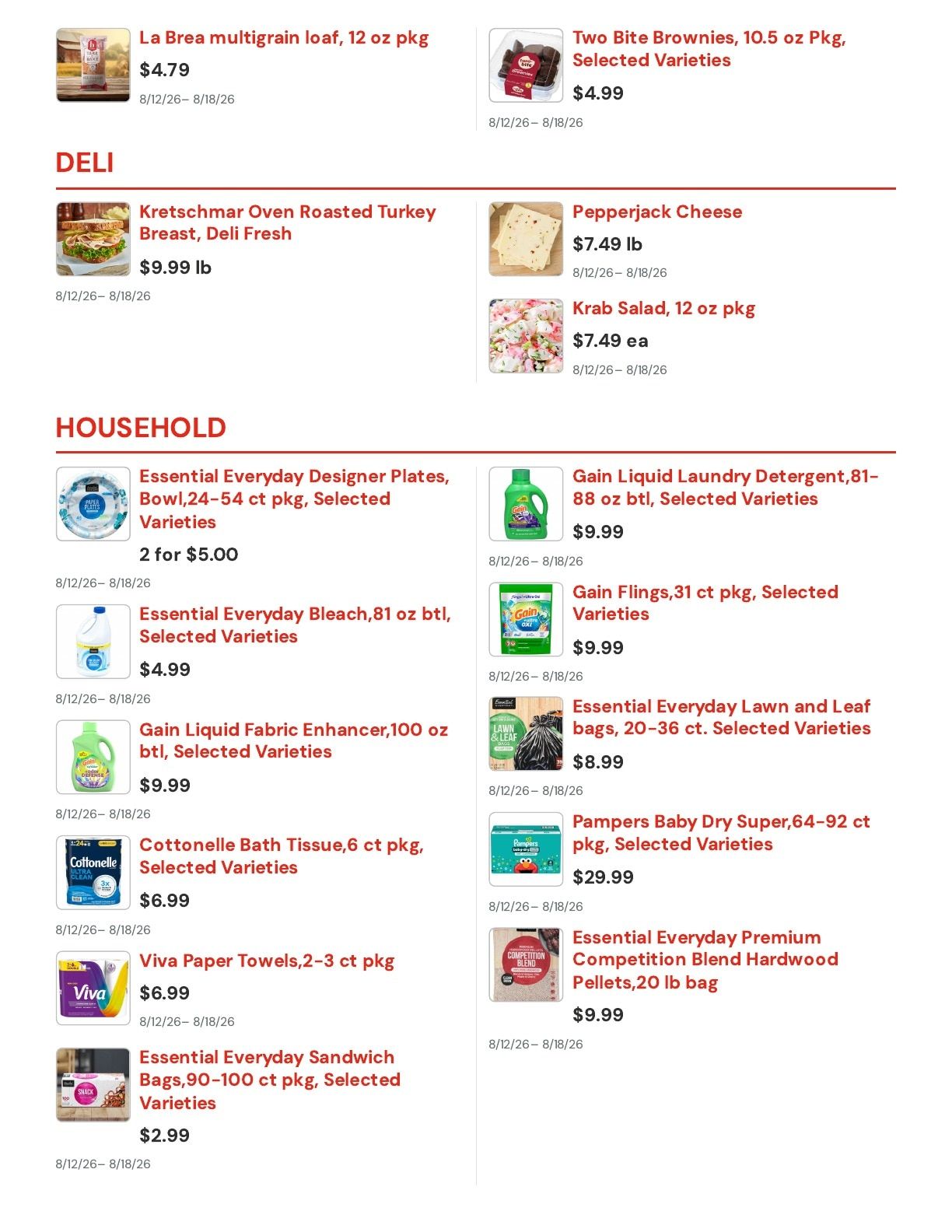 Archie's IGA Weekly Ad August 12 - 18, 2026