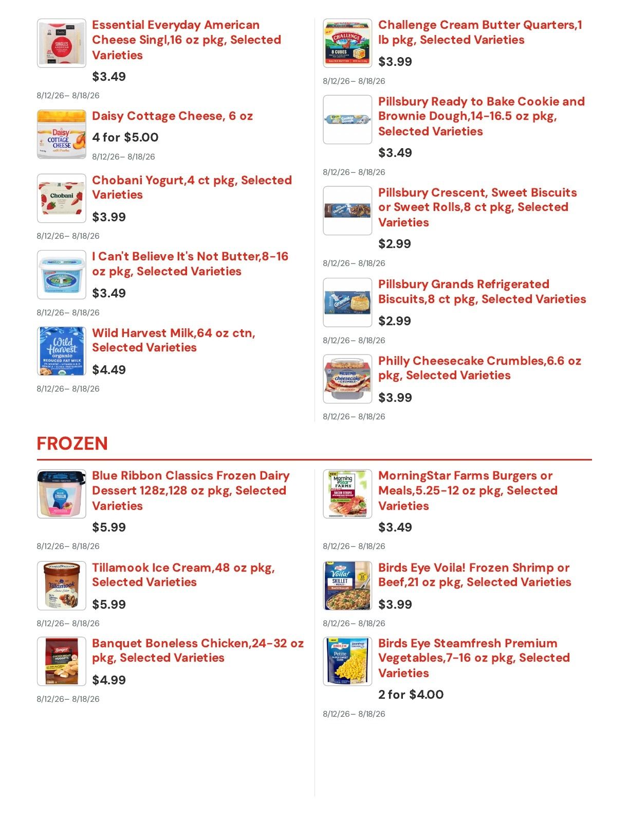 Archie's IGA Weekly Ad August 12 - 18, 2026