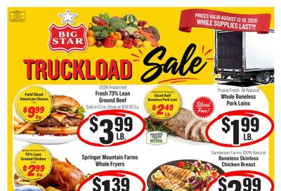 Big Star Weekly Ad August 12 - 18, 2026