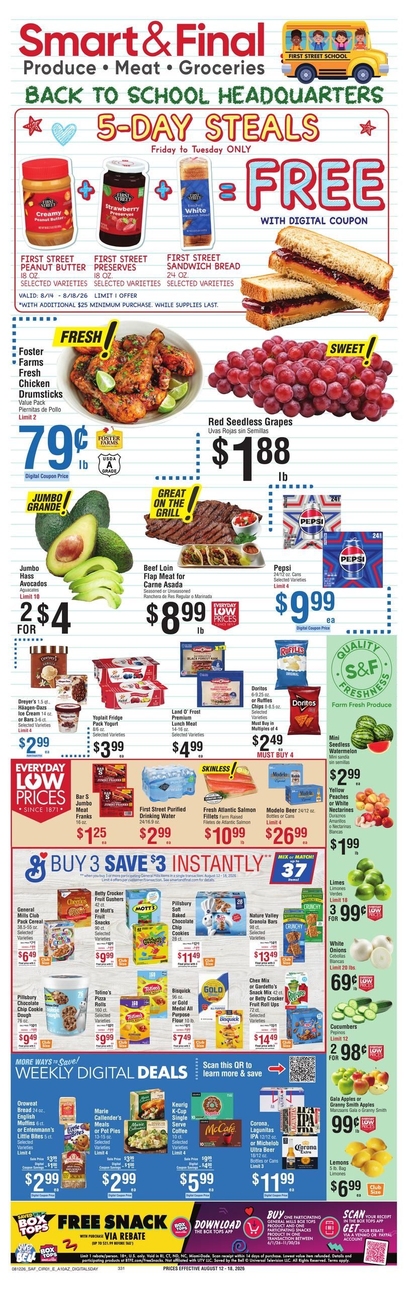 Smart & Final (Apache Junction Area, AZ) Weekly Ad August 12 - 18, 2026