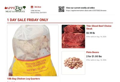 Apple Tree Market Weekly Ad August 12 - 18, 2026
