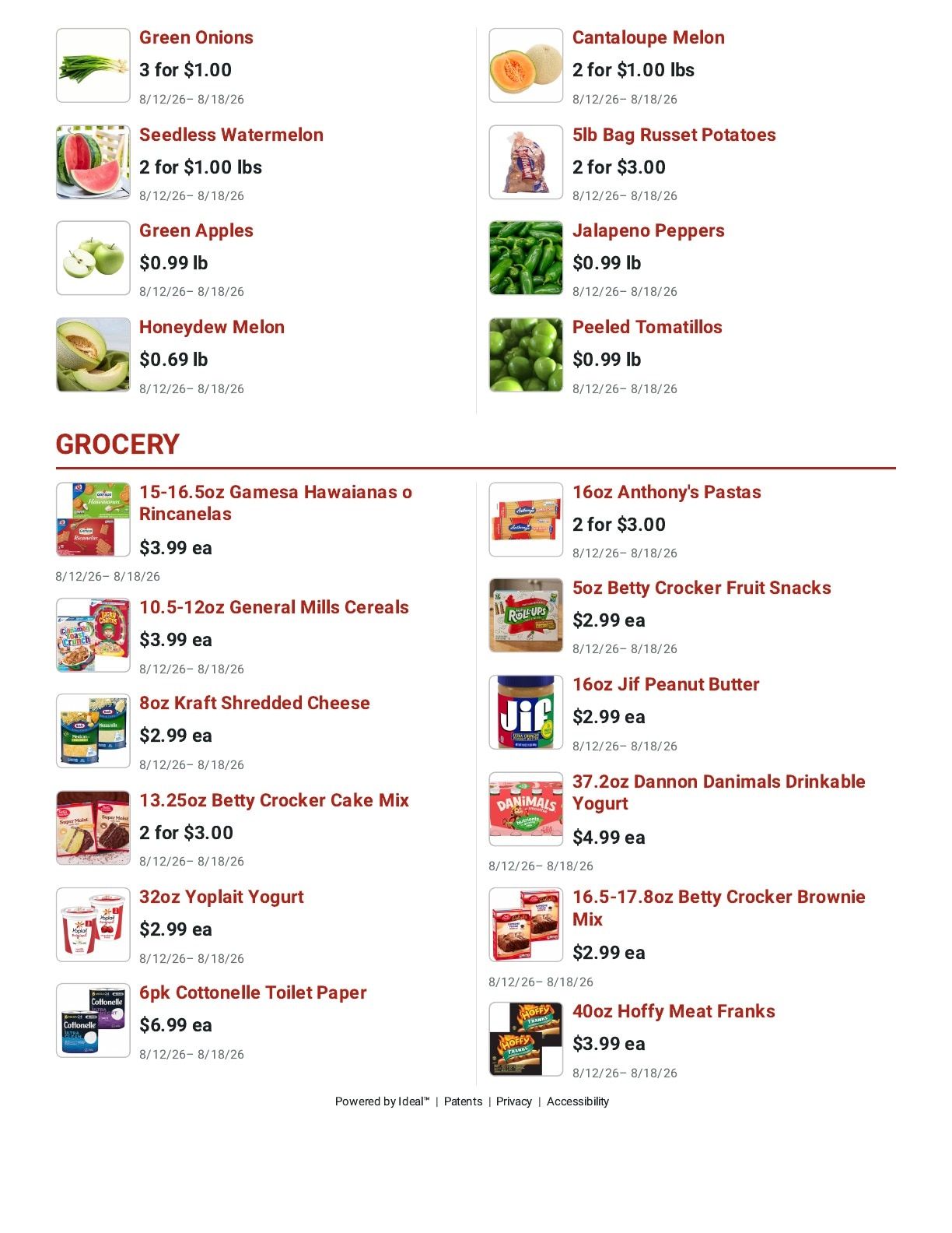 Apple Tree Market Weekly Ad August 12 - 18, 2026