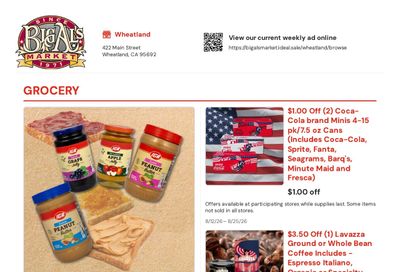 Big Al's Market Weekly Ad August 12 - 25, 2026