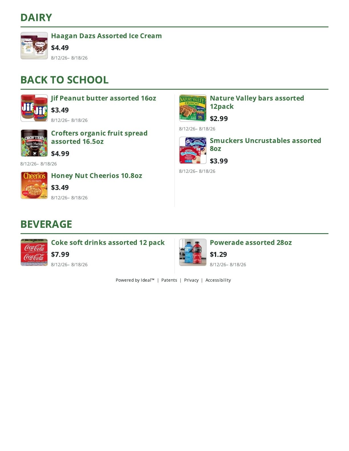 Hardester's Markets Weekly Ad August 12 - 18, 2026