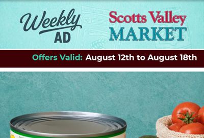Scotts Valley Market Weekly Ad August 12 - 18, 2026