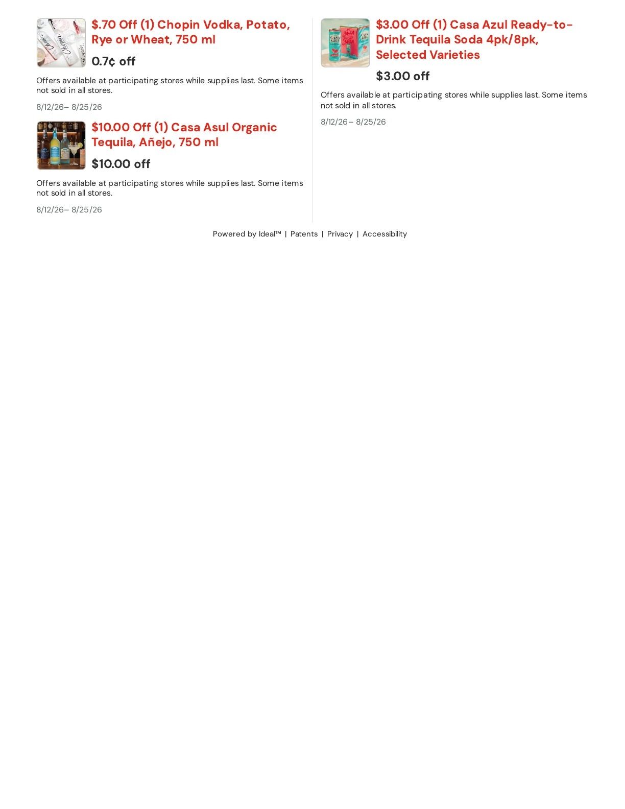 Evergreen Market Weekly Ad August 12 - 25, 2026