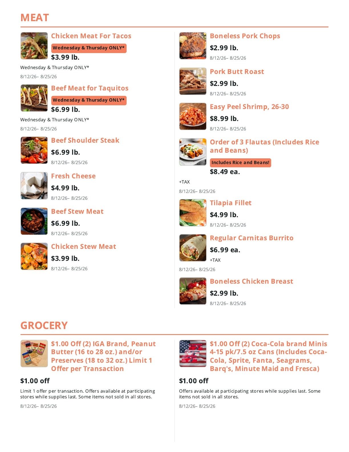 Hollister Super and Windmill Market (California) Weekly Ad August 12 - 25, 2026