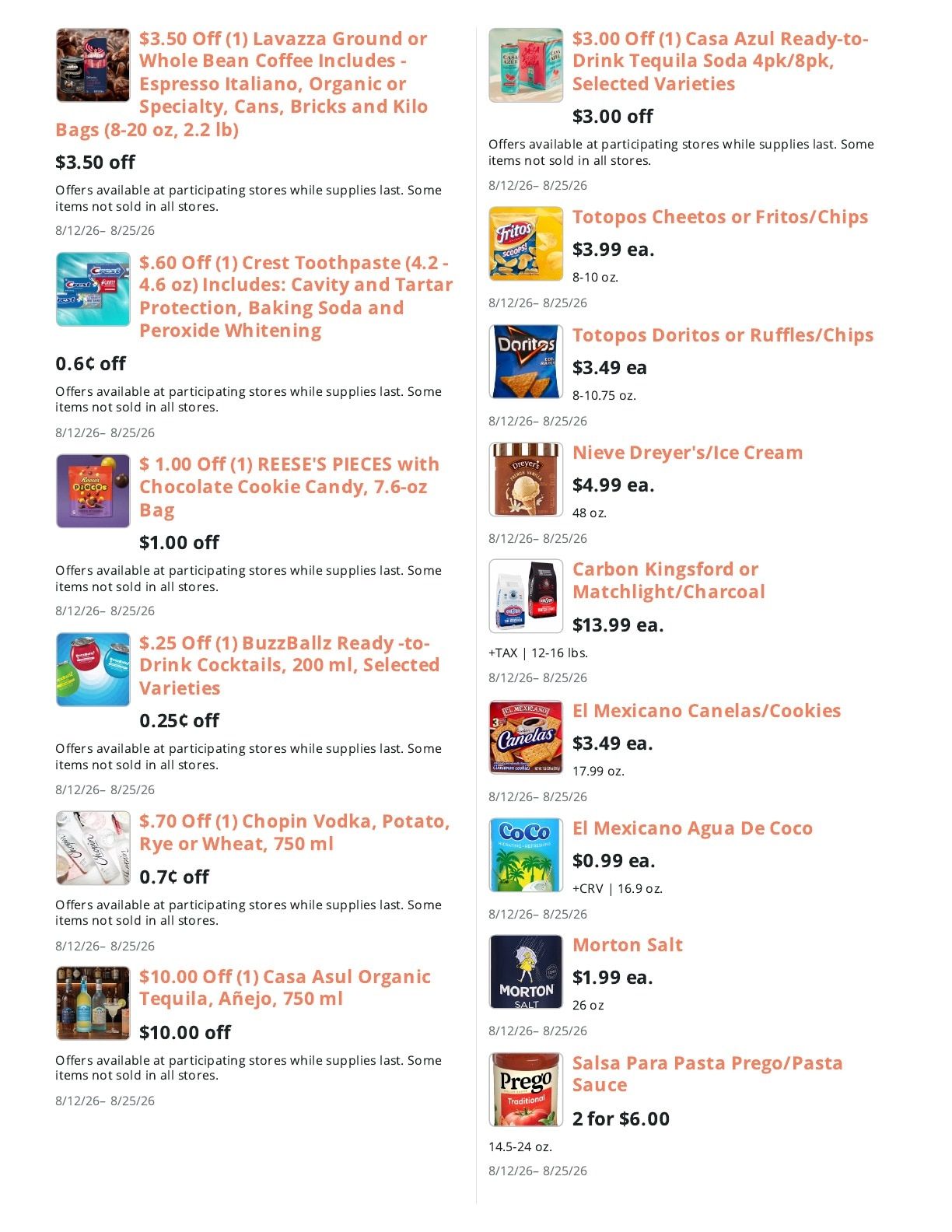 Hollister Super and Windmill Market (California) Weekly Ad August 12 - 25, 2026