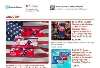 Hammer & Wikan Weekly Ad August 12 - 25, 2026