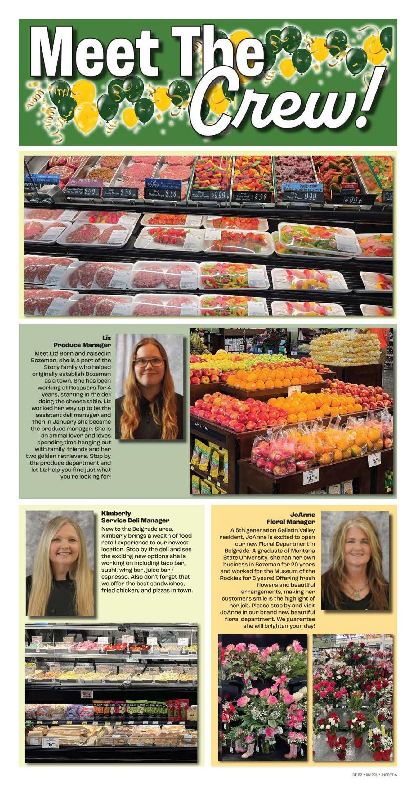 Rosauers (Bozeman Area, MT) Weekly Ad August 12 - 18, 2026