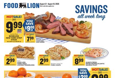 Food Lion (Hatteras Area, NC) Weekly Ad August 12 - 18, 2026