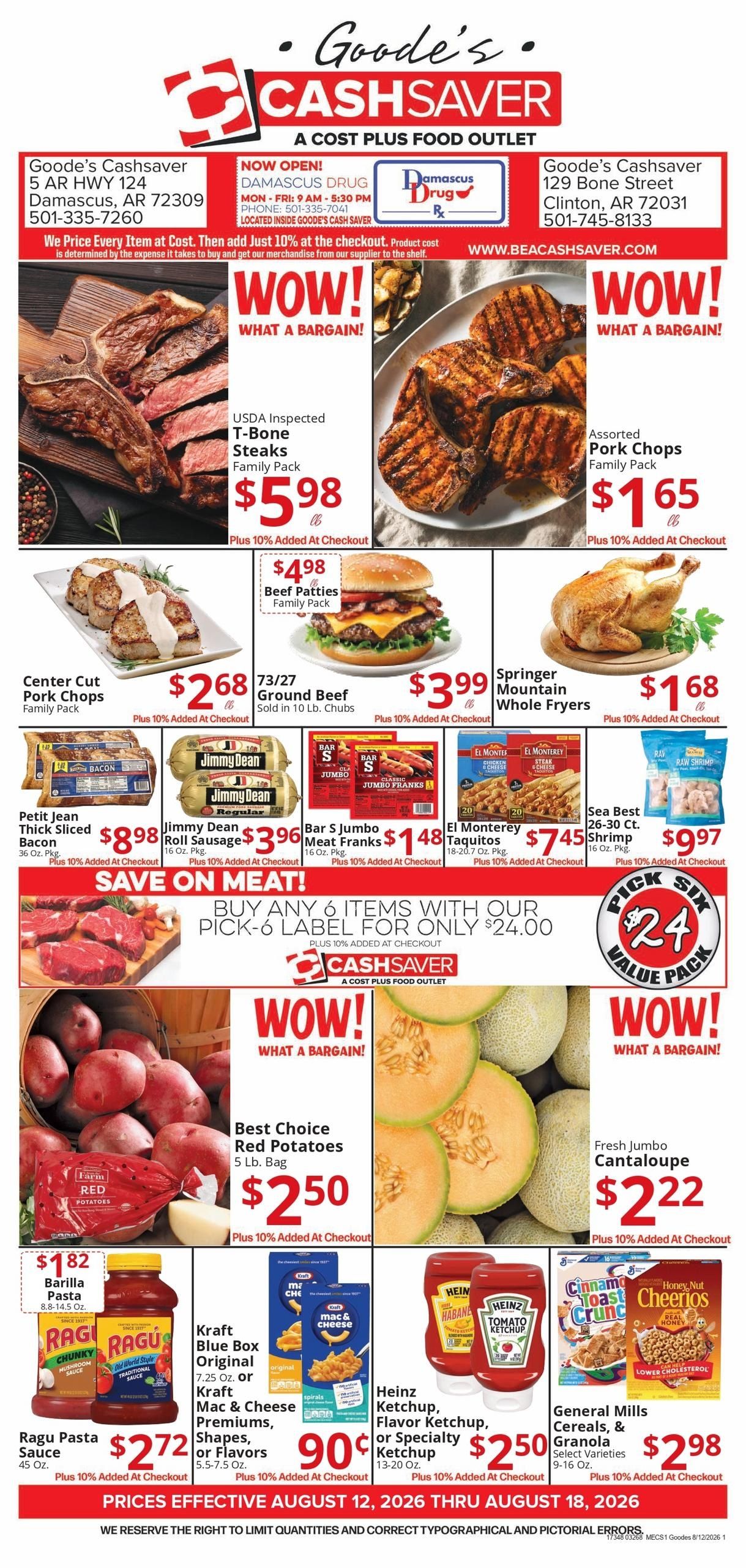 Goode's Cash Saver Weekly Ad August 12 - 18, 2026