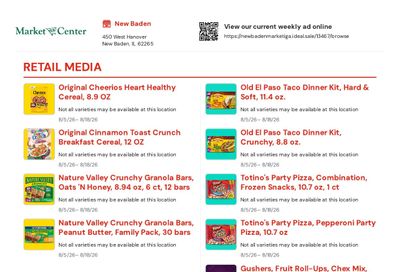 New Baden Market IGA Weekly Ad August 5 - 18, 2026