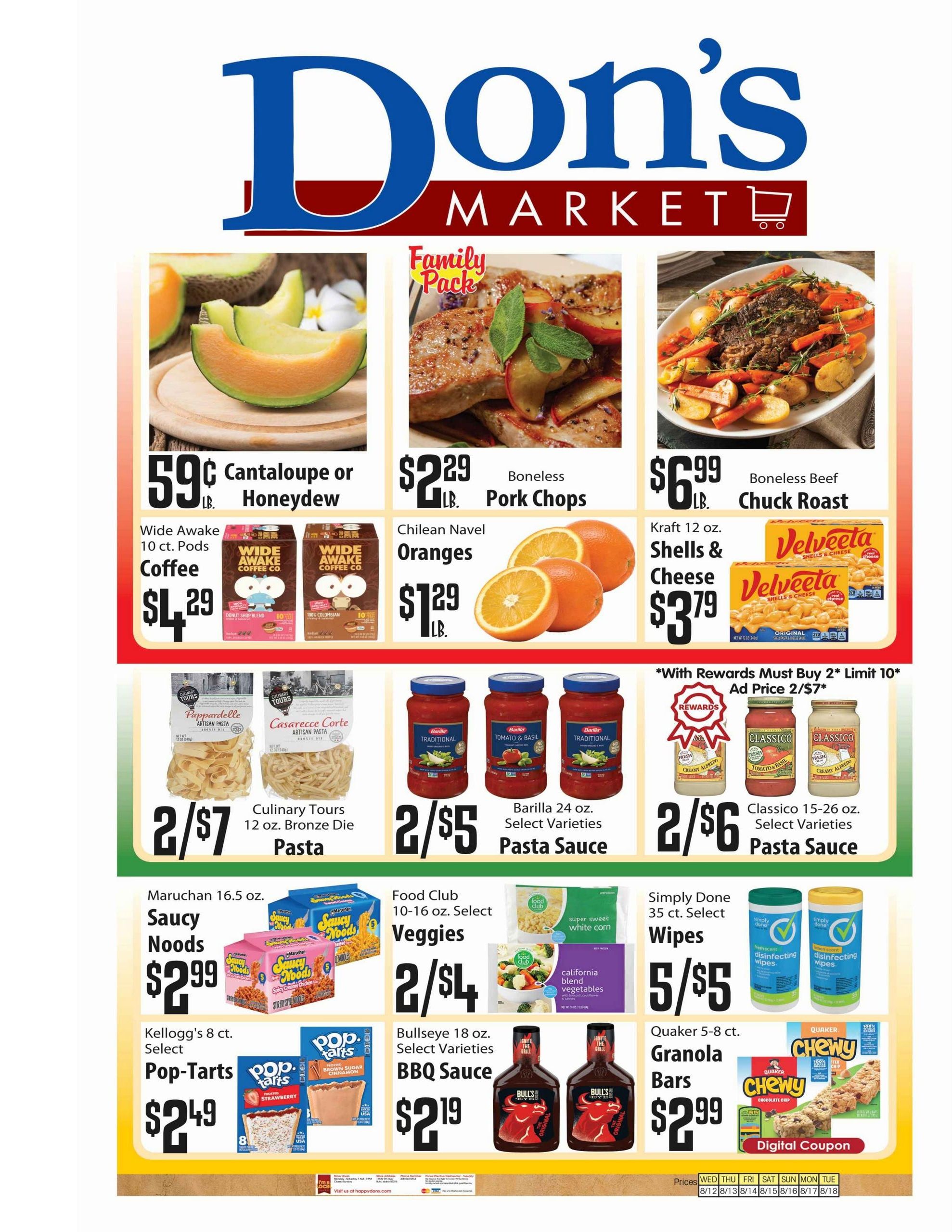 Don's Market Weekly Ad August 12 - 18, 2026