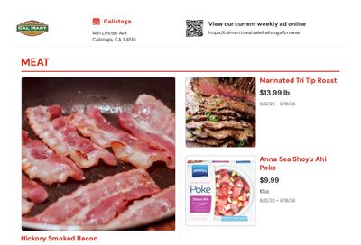 Cal Mart Weekly Ad August 12 - 18, 2026