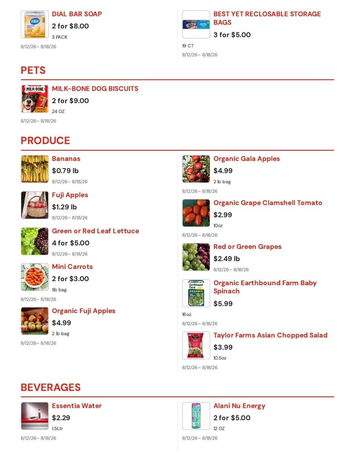 Cal Mart Weekly Ad August 12 - 18, 2026